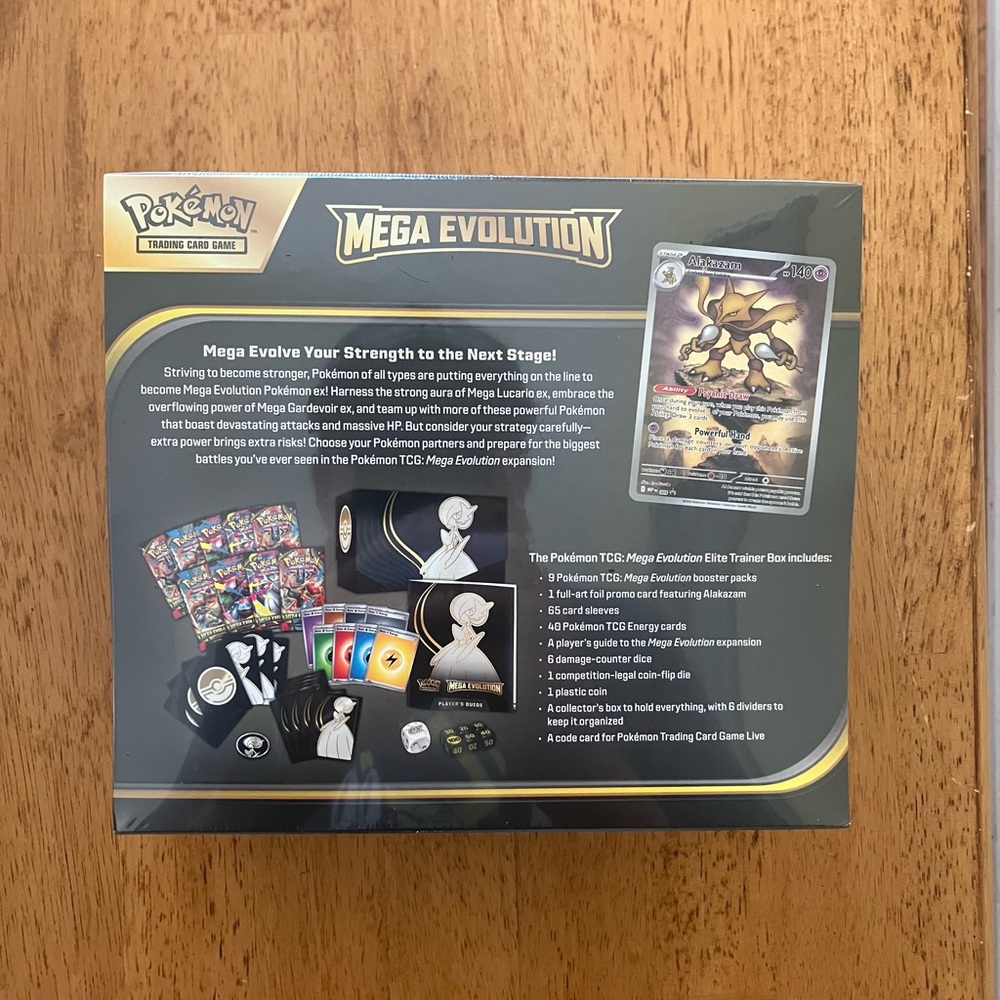 New Factory Sealed Pokemon Mega Evolution Elite Trainer Box - Picture 2 of 2